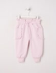 Teeny Weeny Play Time Fleece Frill Trackpant, Pink product photo