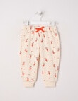 Teeny Weeny Play Time Fleece Ballerina Trackpant, Cream product photo