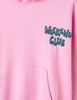 Switch Weekend Club Oversized Hoodie, Bubblegum product photo View 03 S