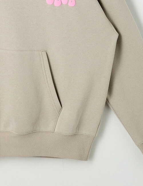 Switch Weekend Club Oversized Hoodie, Stone & Bubblegum product photo View 03 L