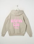 Switch Weekend Club Oversized Hoodie, Stone & Bubblegum product photo View 04 S