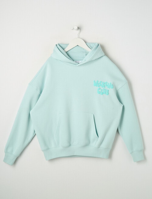 Switch Weekend Club Oversized Hoodie, Mint product photo