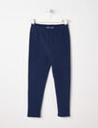 Mac & Ellie Full Length Cosy Fleece Leggings, Navy product photo
