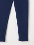 Mac & Ellie Full Length Cosy Fleece Leggings, Navy product photo View 02 S