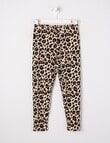 Mac & Ellie Full Length Cosy Fleece Leggings, Natural product photo