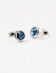 Laidlaw + Leeds Cufflink, Silver product photo View 02 S