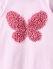 Mac & Ellie Novelty Butterfly Long Sleeve Tee, Lavender product photo View 02 S
