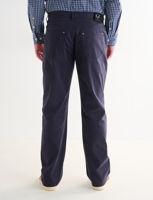 Line 7 Kerry Stretch Canvas Pants, Navy product photo View 02 L
