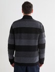 Line 7 Steve 1/4 Zip Jumper, Charcoal product photo View 05 S