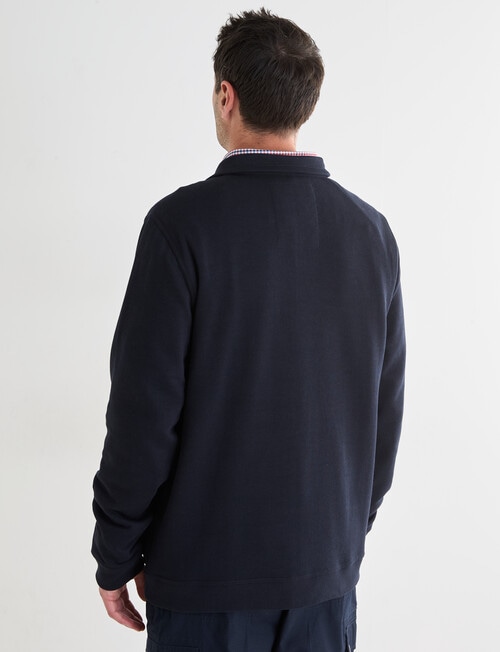 Line 7 Dawson 1/4 Zip Fleece Jumper, Navy product photo View 02 L