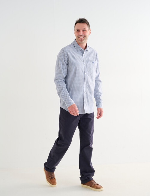 Line 7 Charlie Long Sleeve Shirt, White product photo View 03 L