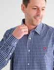 Line 7 Gavin Long Sleeve Shirt, Navy product photo View 04 S