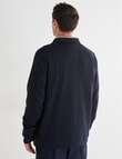 Line 7 Dawson 1/4 Zip Fleece Jumper, Navy product photo View 02 S