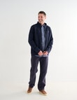 Line 7 Hank Full Zip Fleece, Navy product photo View 03 S