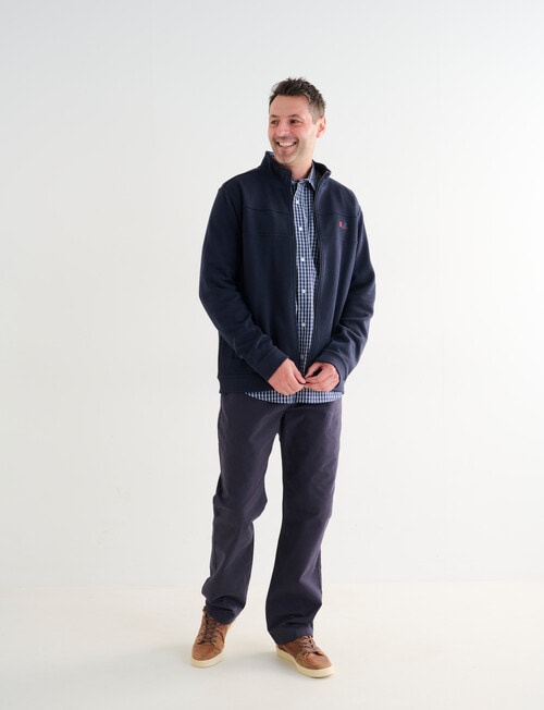 Line 7 Hank Full Zip Fleece, Navy product photo View 03 L