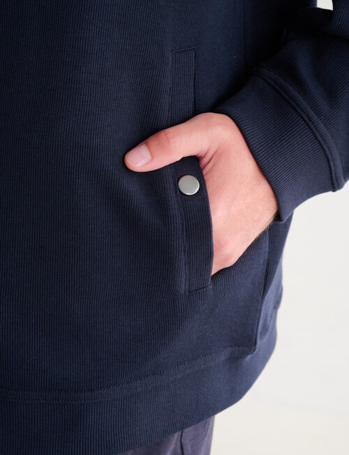 Line 7 Hank Full Zip Fleece, Navy product photo View 05 L