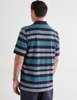 Line 7 Tyler Short Sleeve Polo Shirt, Navy product photo View 02 S