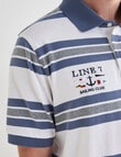 Line 7 Atlas Short Sleeve Polo Shirt, White product photo View 06 S