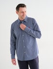 Line 7 Gavin Long Sleeve Shirt, Navy product photo