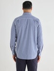 Line 7 Ivan Long Sleeve Shirt, Navy product photo View 02 S