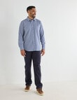 Line 7 Ivan Long Sleeve Shirt, Navy product photo View 03 S