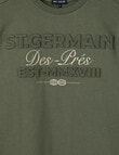 No Issue St Germain Deboss Short Sleeve Tee, Khaki product photo View 02 S