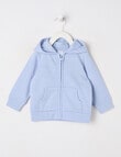 Teeny Weeny Merino Hoodie, Moonstone Blue product photo