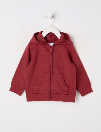 Teeny Weeny Merino Hoodie, Intense Rust product photo