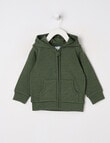 Teeny Weeny Merino Hoodie, Sea Kelp product photo