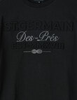 No Issue St Germain Deboss Short Sleeve Tee, Black product photo View 02 S