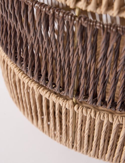 M&Co Duo Tone Basket, 30cm product photo View 04 L