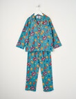 Sleep Mode Rescue Team Flannel PJ Set, Blue, 2-8 product photo