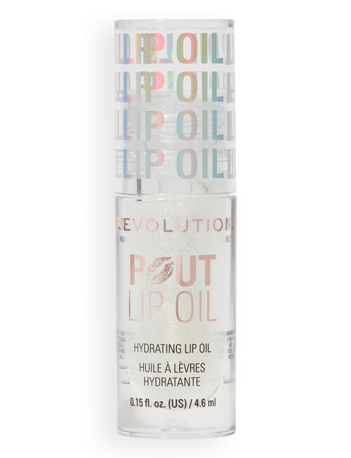 Makeup Revolution Pout Lip Oil, Holographic Shimmer product photo
