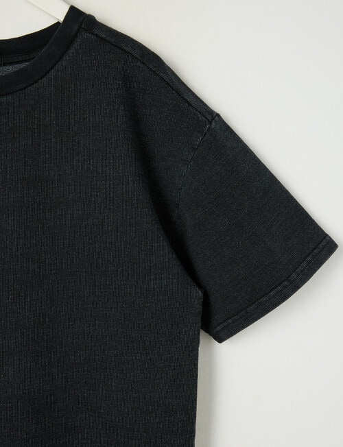 No Issue Acid Wash Short Sleeve Tee, Black product photo View 02 L