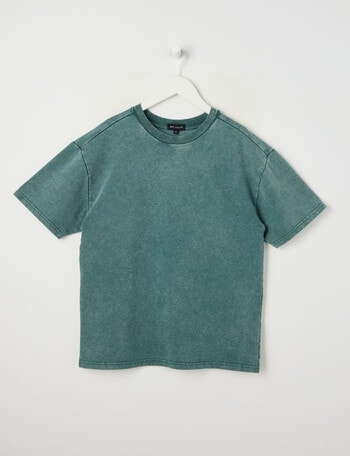 No Issue Acid Wash Short Sleeve Tee, Sage product photo