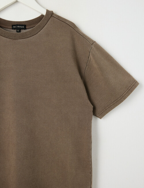 No Issue Acid Wash Short Sleeve Tee, Mocha product photo View 02 L