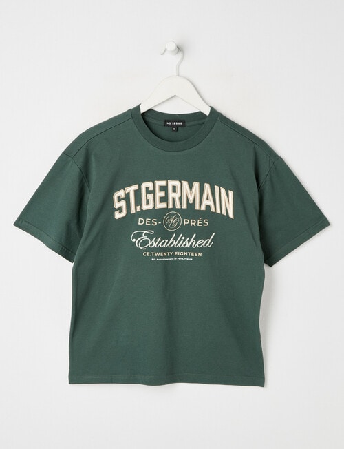 No Issue Appliqued Short Sleeve Tee, Bottle product photo