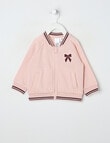 Teeny Weeny Merino Fashion Bomber Jacket, Pink product photo