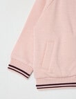 Teeny Weeny Merino Fashion Bomber Jacket, Pink product photo View 03 S