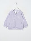 Teeny Weeny Merino Fashion Bomber Jacket, Lilac product photo