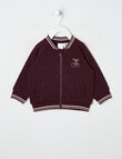 Teeny Weeny Merino Fashion Bomber Jacket, Cherry product photo