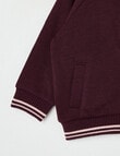 Teeny Weeny Merino Fashion Bomber Jacket, Cherry product photo View 03 S