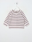Teeny Weeny Merino Fashion Stripe Sweatshirt, Multi product photo