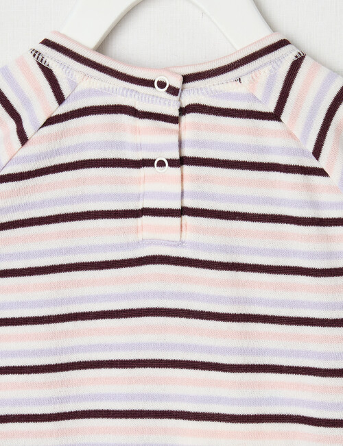 Teeny Weeny Merino Fashion Stripe Sweatshirt, Multi product photo View 02 L