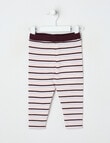 Teeny Weeny Merino Fashion Stripe Legging, Multi product photo