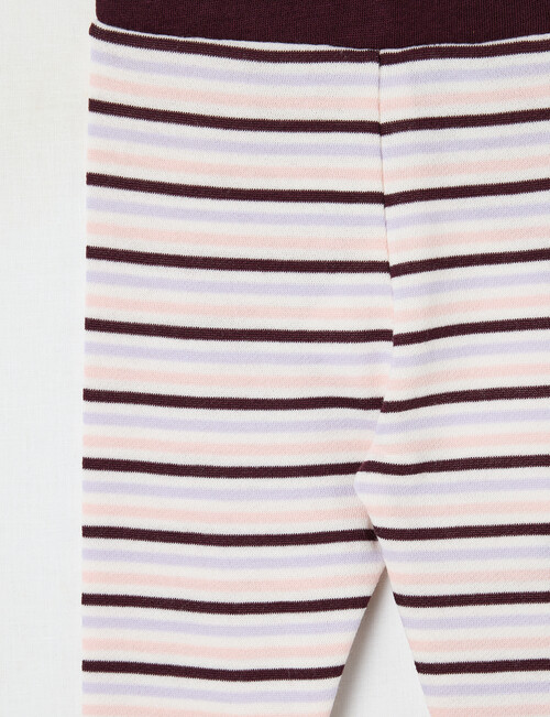 Teeny Weeny Merino Fashion Stripe Legging, Multi product photo View 02 L