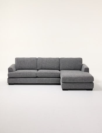 LUCA Furniture Max Fabric 2.5 Seater Sofa with Right Hand Facing Chaise product photo