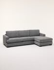 LUCA Furniture Max Fabric 2.5 Seater Sofa with Right Hand Facing Chaise product photo