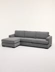 LUCA Furniture Max Fabric 2.5 Seater Sofa with Left Hand Facing Chaise product photo View 02 S