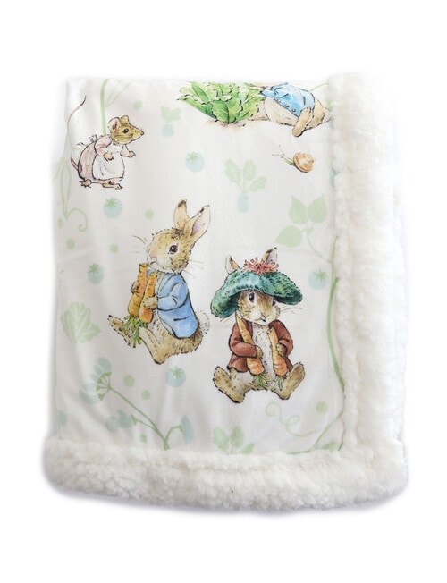 Peter Rabbit Peter Rabbit & Benjamin Bunny Cuddle Blanket product photo View 02 L